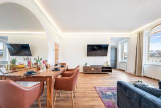 Künstlerisches Apartment, 1-Schlafzimmer, Flat TV - Wenen - 7