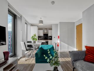 Modern Bright Apartment Media City Pass the Keys - Manchester - 9