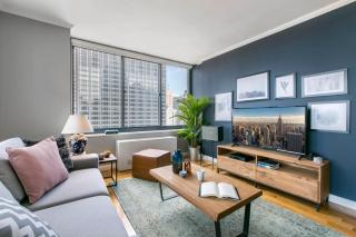 Airy Theater District 1BR w Gym Doorman NYC-70 - New York - 9