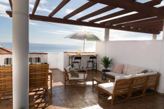 New Beachfront Apartment with Private Rooftop Terrace - Castillo de Sabinillas - 0