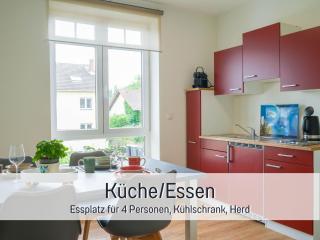 Dahem-Apartments - ruhig Parkplatz Rhein Main Gebiet gut erreichbar - App 1 barrierefrei mit Kamin Garten und Hund - App 2 mit Balkon - Bretzenheim - 3