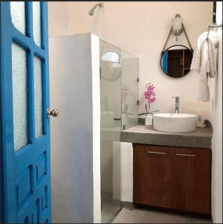Casita de la 12 5 min a centro Campeche ideal para 2 ó 3 personas Cocina con estufa de inducción, microondas y refrigerador - Campeche - 9