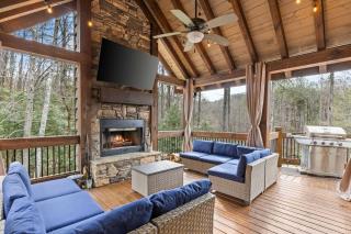 Cherry Log Cabin Hot Tub Game Room Stunning Views - Cherry Log - 9