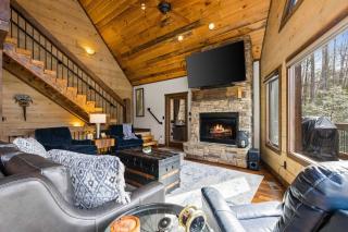 Cherry Log Cabin Hot Tub Game Room Stunning Views - Cherry Log - 7