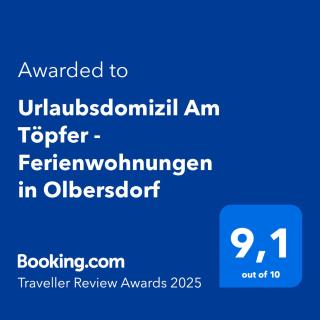 Urlaubsdomizil Am Töpfer - Ferienwohnungen in Olbersdorf - 9