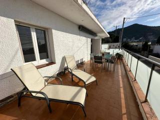 Bonito apartamento cerca de la playa con gran terraza AV-04 - Roses - 5