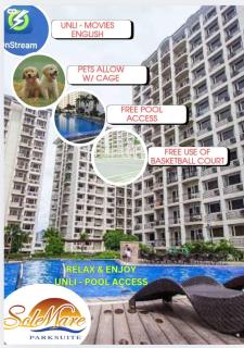 Staycation at Solemare Parksuites Tower B Near DFA, Mall of Asia, Ayala Mall, Parqual Mall , COD, Conrad, Solaire, Okada Manila, & NAIA,1 Bedroom - Manila - 0