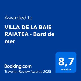 VILLA DE LA BAIE RAIATEA - Bord de mer de 70 m2 - 9