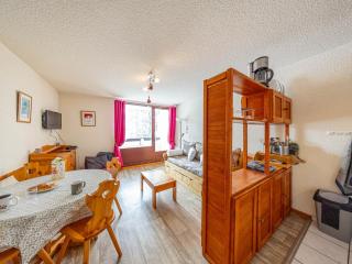 Studio lumineux 26m², 4 pers, proche pistes, sans Wi-Fi - FR-1-807-96 - Saint-François-Longchamp - 0