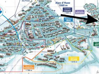 Duplex 125m² aux pieds des pistes avec parking et cheminée - FR-1-645-70 - Huez - 9