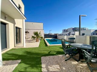 Villa climatisée pour 8 personnes avec piscine privée - Sérignan - 8