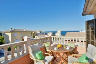 Son Serra beach apartment sea views and terrace - 0