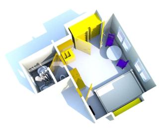 Kleines Einzelzimmer mit Meerblick - 3