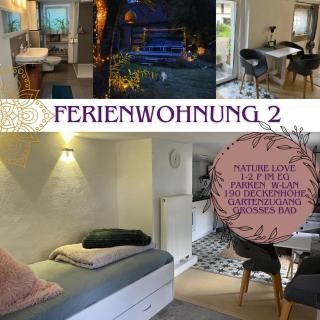 Ferieninrosengarten 1 Zi Appartement 190 cm Deckenhöhe ODER große 4 Zi DG WHG - Tullau - 6