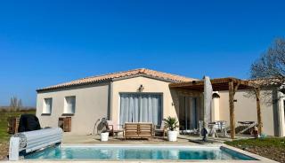 La Villa Bohème - 6 personnes, Piscine chauffée, 10 min des plages - Le Bernard - 3