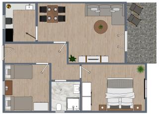 Ferienhaus Nr 96, Kategorie Komfort Plus, Feriendorf Hochbergle, Allgäu - Karlsebene - 2