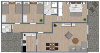 Ferienhaus Nr 127, Kategorie Komfort L, Feriendorf Hochbergle, Allgäu - Karlsebene - 1
