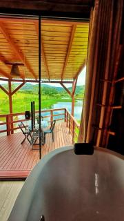 Chalé Rústico com Hidromassagem e Piscina - Imaruí - 5