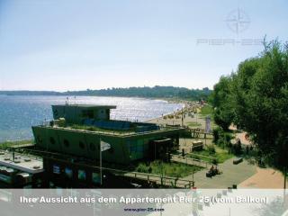 Apartment 25, Pier 25, Apartmenthaus Hafenspitze Blickrichtung offene SeeStrand - Eckernförde - 2