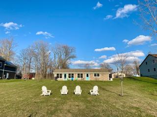 Modern SW Michigan Lakefront Home with Fireplace - 9