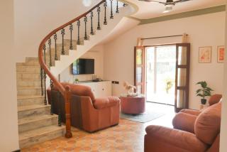 Villa Oreka - Artistic 3BHK Farm Villa in Parra, near Coconut Tree Rd - Parra - 3