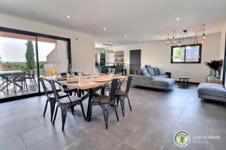 Villa la crozette 4 étoiles, climatisée avec grande piscine - 5