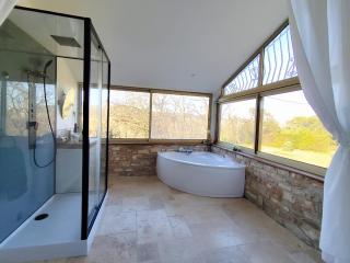 Villa Piscine intérieure et forêt - 1