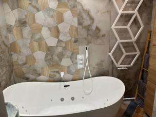 Wood & Stone Apartment - Danzig - 9