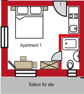 App 1 - Farbennest mit Frühstück Teeküche, Sommerbergbahnen inkl - Tannheim - 8