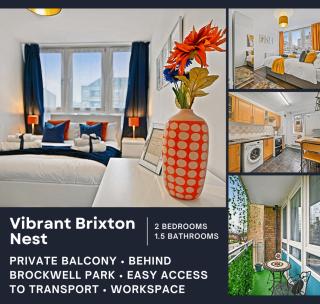 Chic 2-Bed Flat with Workspace, Balcony, Parking - Londra - 0