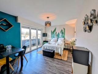 Studio cosy avec balcon avec parking gratuit proche centre sportif et de la route des vins Alsace - Mulhouse - 0