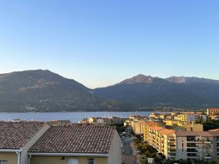 Superbe vue Mer et Montagne - T3 - 5mn des plages - Propriano - 6