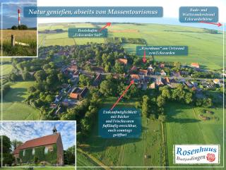 Nordseeurlaub im hochwertigen Feriendomizil Rosenhuus mit Sauna und Kamin im idyllischen Butjadingen - Eckwarden - 1