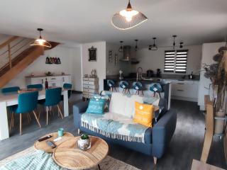 Maison neuve près de plages et sentiers, calme, terrasse, jardin, 3 chambres, jusqu’à 5 personnes - FR-1-778-1 - Grand-Village-Plage - 0