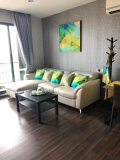 BTS Bearing 23Fl 68sqm condo with open city view Shared rooftop and gym - 9