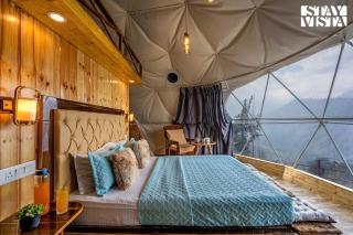 StayVista at The Stargazer with Mountain Views, Bonfire, Lawn - 5
