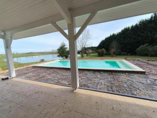 Villa Sheila - Au bord de l'eau avec piscine - Préchac - 9