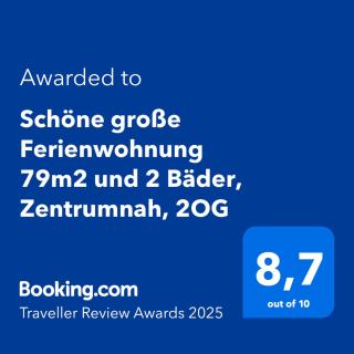 Schöne große Ferienwohnung 79m2 und 2 Bäder, Zentrumnah, 2OG - Erfurt - 8