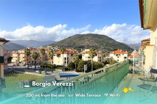 200 mt dal mare - Relax con Terrazzo e Vista - Borgio Verezzi - 0