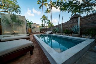 Holistic getaway 50m beach, Templo, AC, Pool, Surf - La Majahua - 1