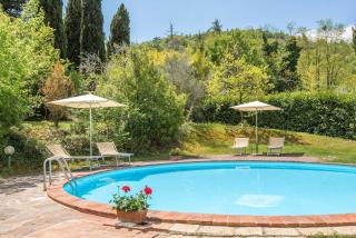 Wohnung La Capanna im Ferienhaus mit Pool - Radicondoli - 1