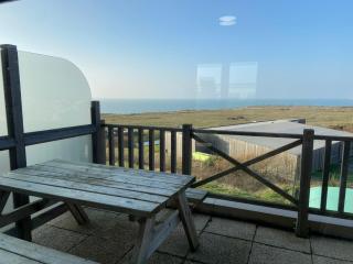 La mer vue d'en haut , duplex à la naturelle sur la côte d'opale - Wimereux - 1