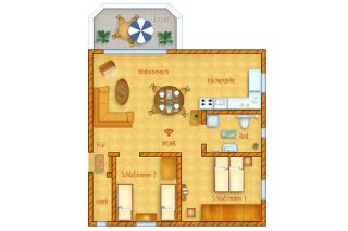 Haus Vincent, Whg 4 - Zinnowitz - 1
