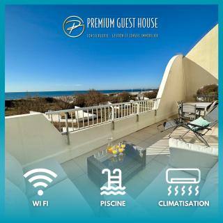 PGH N5-25m de la plage, Vue Mer, Piscine, Parking - La Grande-Motte - 0