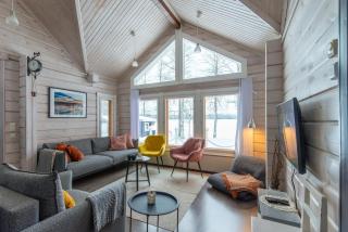 Lähderinne - 2 bedroom log cabin, private beach, wifi & sauna - Puolanka - 6
