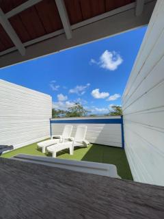 Grand studio avec terrasse, vue mer - 4