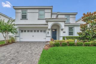 Big Ticket Dazzling 8BR Villa w Pool Spa Near Disney - 0