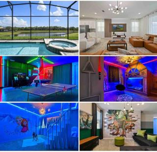 8950CBD Amazing 9BR Lakeview Villa in Solara - 0