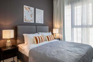 Silkhaus palm view 1BDR with private beach in Emaar Beachfront - 4