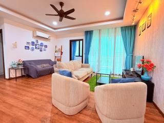 Kuching Vivacity Jazz Suite 3 YM Homestay 3 bedroom 2 bathroom - Kuching - 4